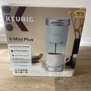 Keurig Blue Coffee Maker Compact Design